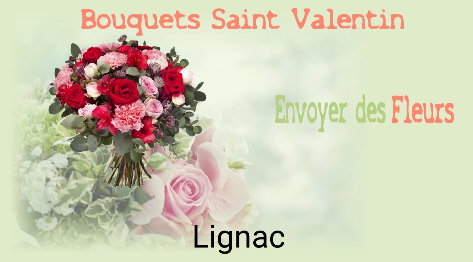 Roses de Saint-Valentin livrées à Lignac